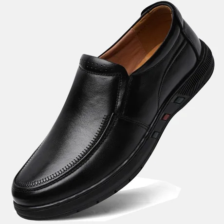 

Classic Brogue Mens Formal Shoe Men Leather Loafers High Quality Genuine Leather Shoes Casual Bullock Dress Wedding Shoes *