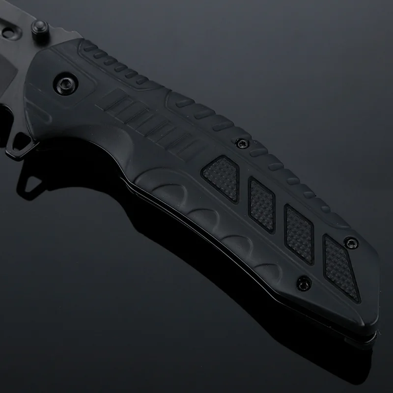 Hs инструменты складной нож для выживания на открытом воздухе со свистком