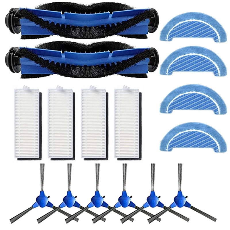 

Робот боковая щетка Hepa фильтр Швабра Ткань для Cecotec Конга 1090 Запчасти для робота-пылесоса комплект для замены