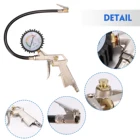 Манометр для автомобильных шин, цифровой прибор для измерения давления в шинах, с точным манометром и быстрым воздушным разъемом