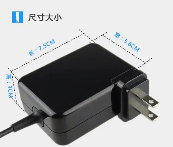 Amorrow ноутбук Зарядное устройство Питание зарядки для ноутбука чехол с подставкой и отделениями для карт для NOKIA LUMIA 2520 Verizon 10,1 планшет 20 V 1.5A