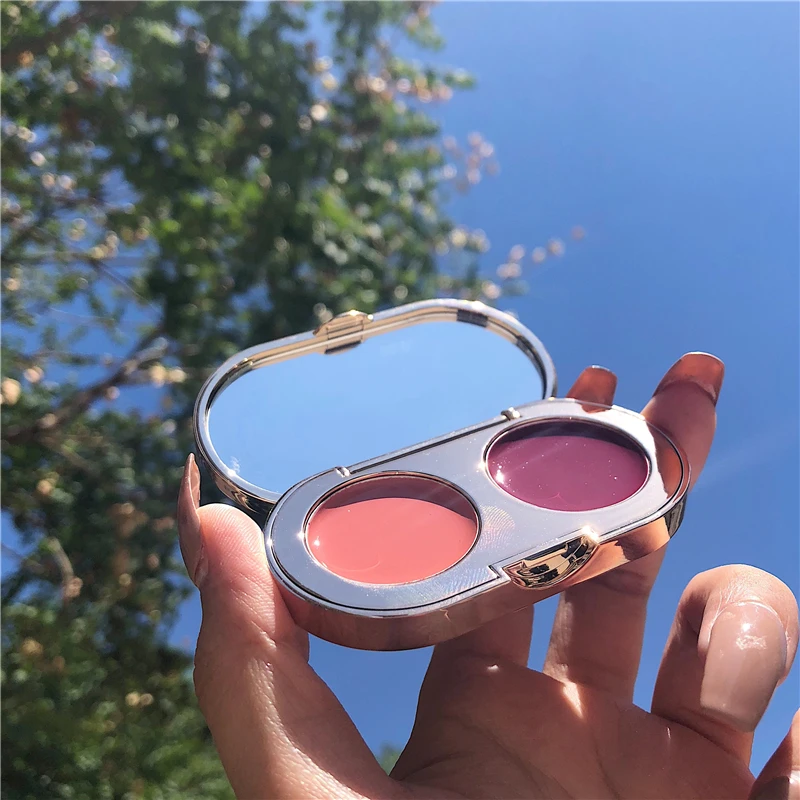 Матовый крем для лица румяна макияжа палитра щек долговечная косметика