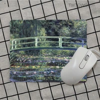 top quality claude monet art diy design pattern game mousepad top selling wholesale gaming pad mouse