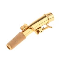 high quality gold plated brass soprano saxophone bend neck sax woodwind instrument replacement parts accessory