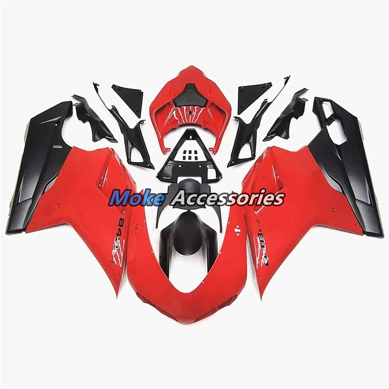 

Motorcycle Fairings Kit Fit For 848 1098 1198 2007-2012 Bodywork Set High Quality Abs Injection Matte Black Red