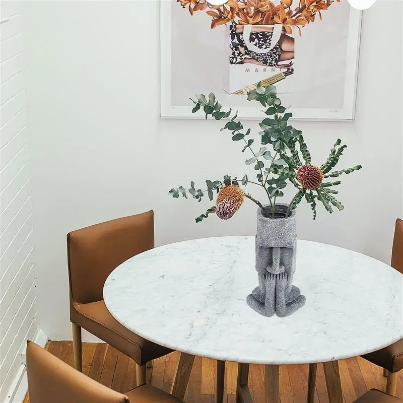 1Pc Sculpture Modeling Vase Artistic Flower Home Creative Adornment | Дом и сад
