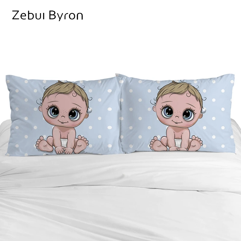 3D Мультяшные наволочки на заказ 2 шт 45*45 для детей/малышей/детей декоративные