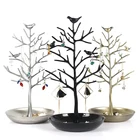 Демонстрационная Подставка для ювелирных изделий из сплава с изображением дерева, органайзер, башня для сережек, ожерелий, колец, женская бижутерия, креативная подставка для демонстрации ожерелья