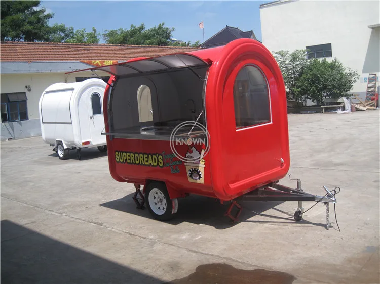 Дизайн логотипа Мобильная тележка для еды прицеп фургон с кофе закусок грузовик