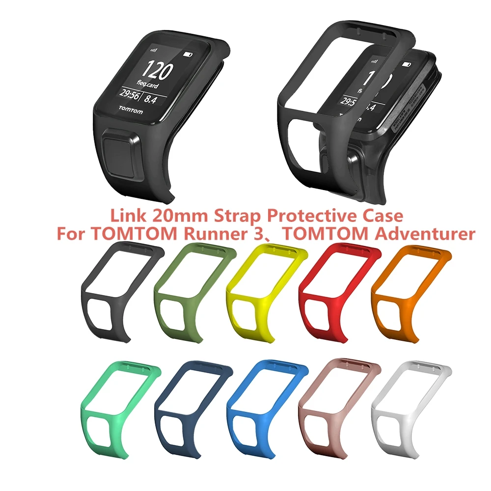 Защитный чехол для Tom Runner 3 ремешок часов умный TomTom Adventurer Connected 20 мм Замена ремешка