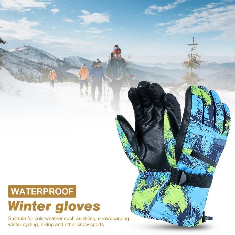 

Зимние теплые мотоциклетные флисовые перчатки для верховой езды для взрослых мужчин и женщин для пар водонепроницаемые лыжные перчатки дл...