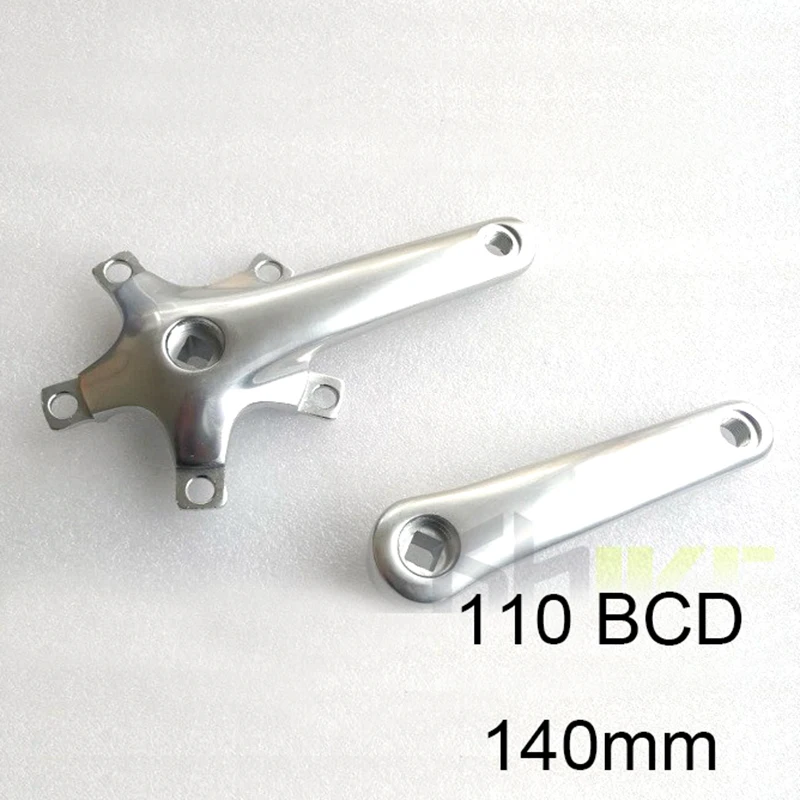110 BCD велосипедный кривошипный комплект Crankset 140 мм длина 5 рычаг алюминиевый сплав для детский велосипед