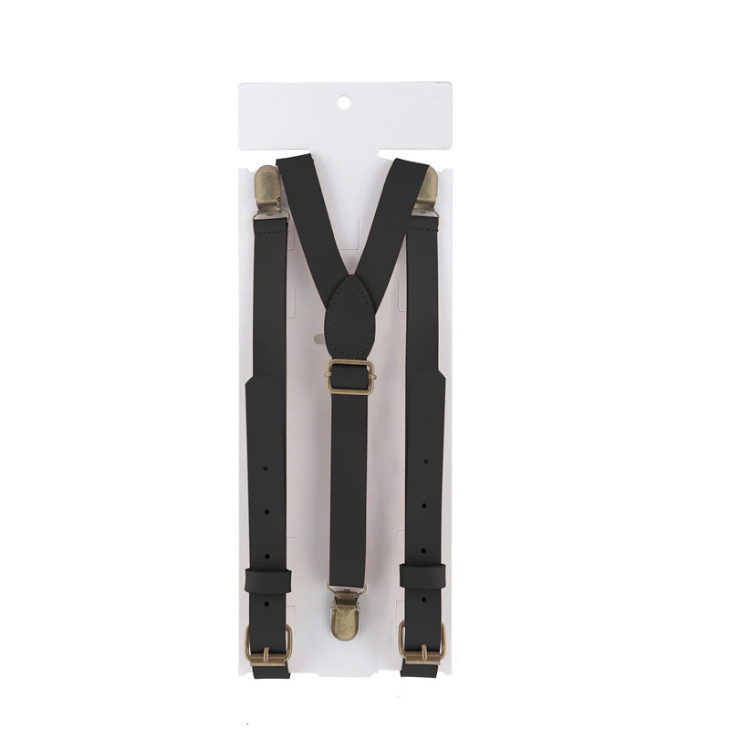 Мужские подтяжки в британском стиле с 3 зажимами винтажные регулируемые
