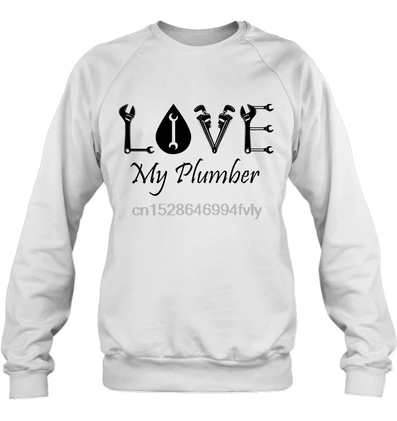 Мужская толстовка с капюшоном Love My Plumber женская уличная одежда| |