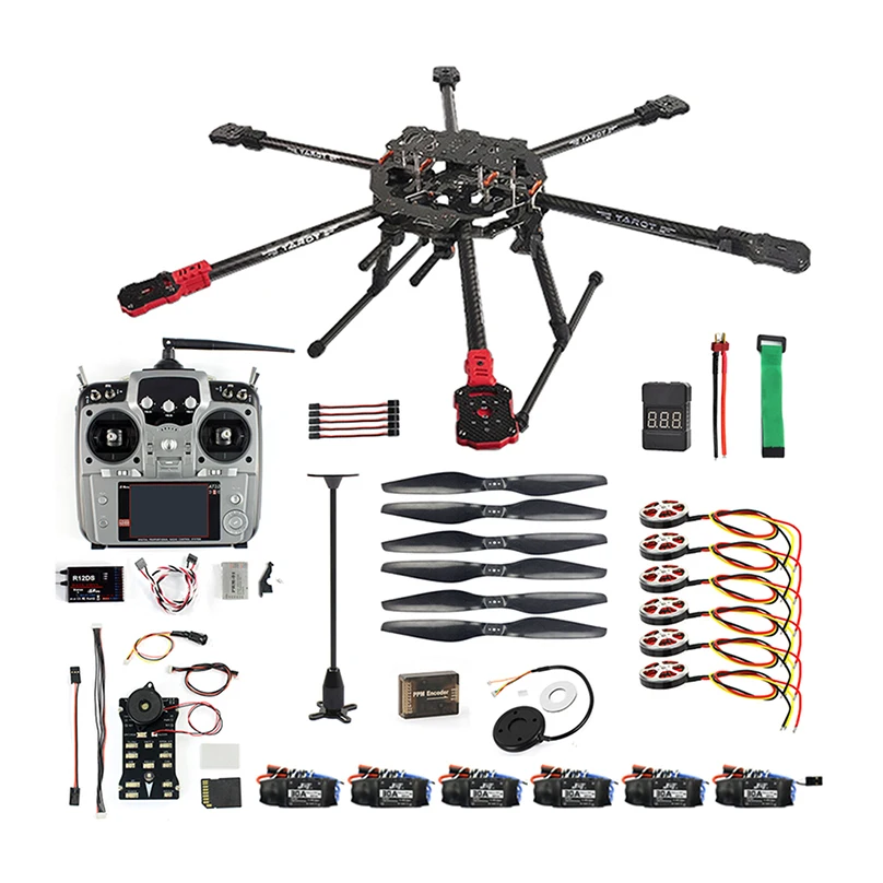 DIY Hexacopter ARF/PNP полный набор GPS Дрон Таро FY690S рама 750KV двигатель PIX 2.4.8 32 бит