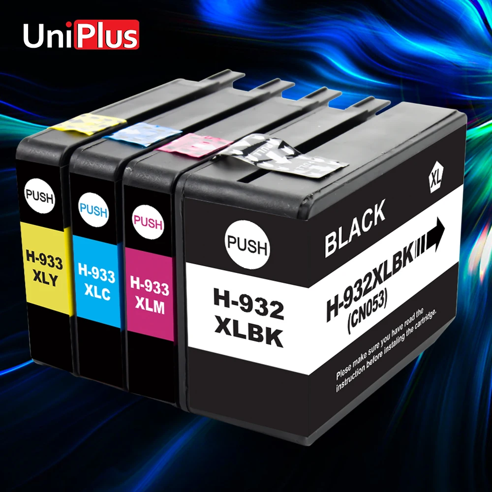 Новый чернильный картридж UniPlus 932XL 933XL совместимый с HP 932 933 для Officejet 6100 6600 6700 7110 7610