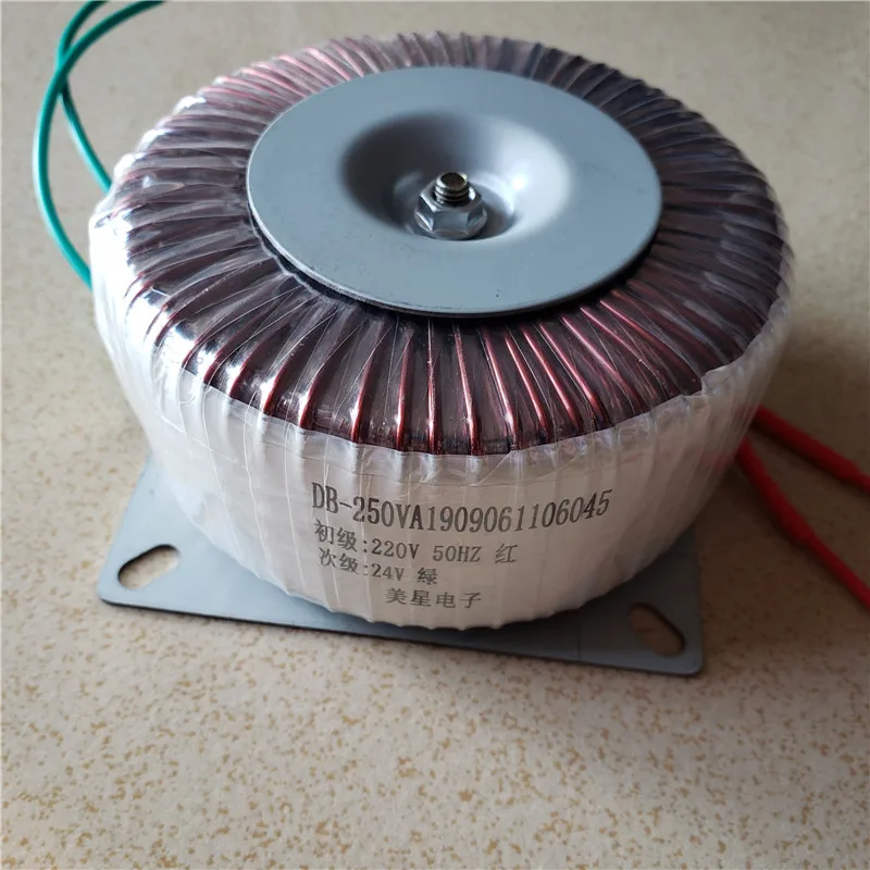 24V 10A Toroidal transformer copper custom 250VA 220V input for Monitoring | Обустройство дома