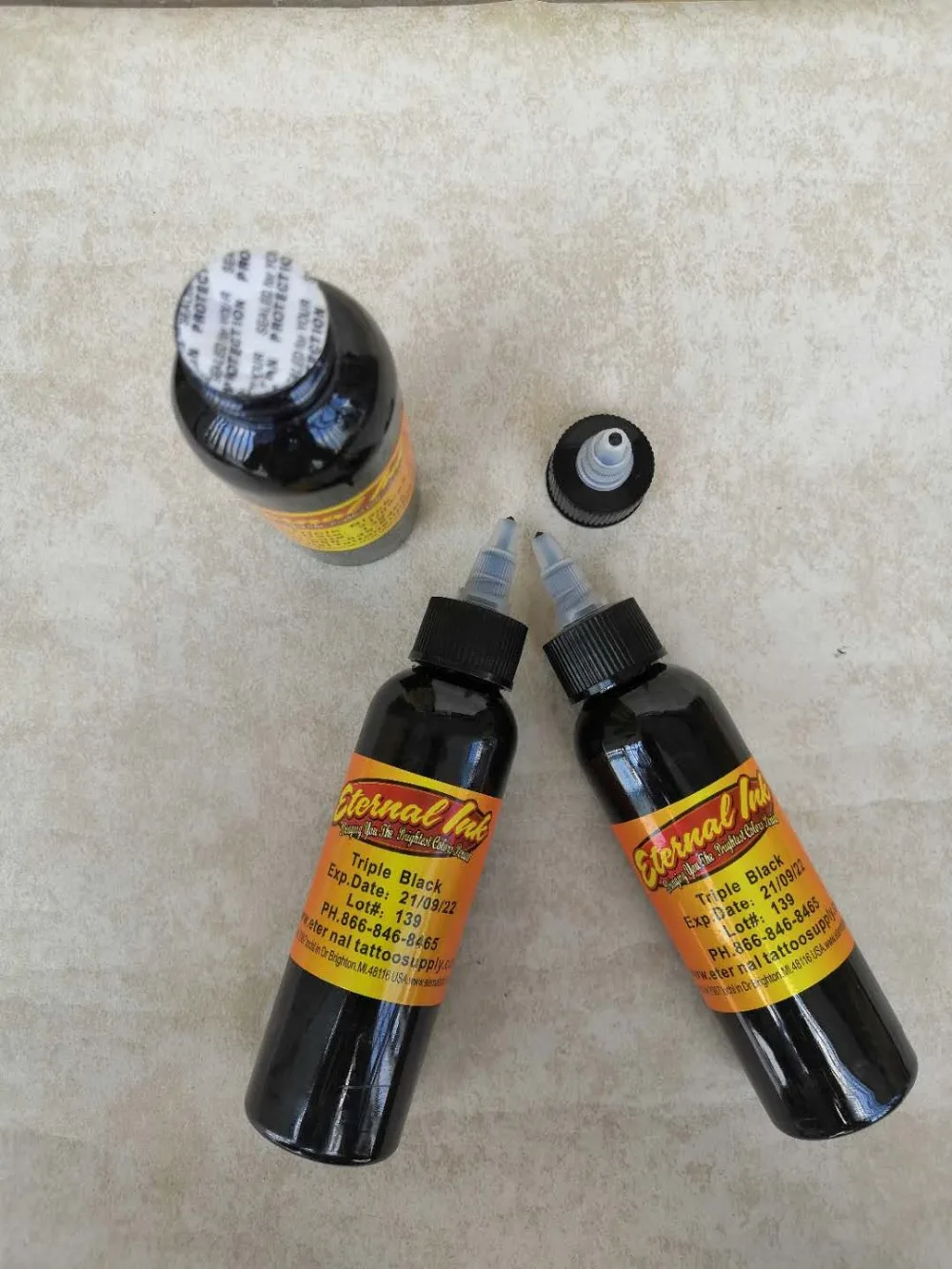 Профессиональные чернила для черных татуировок объемом 4 унции искусство тела 120