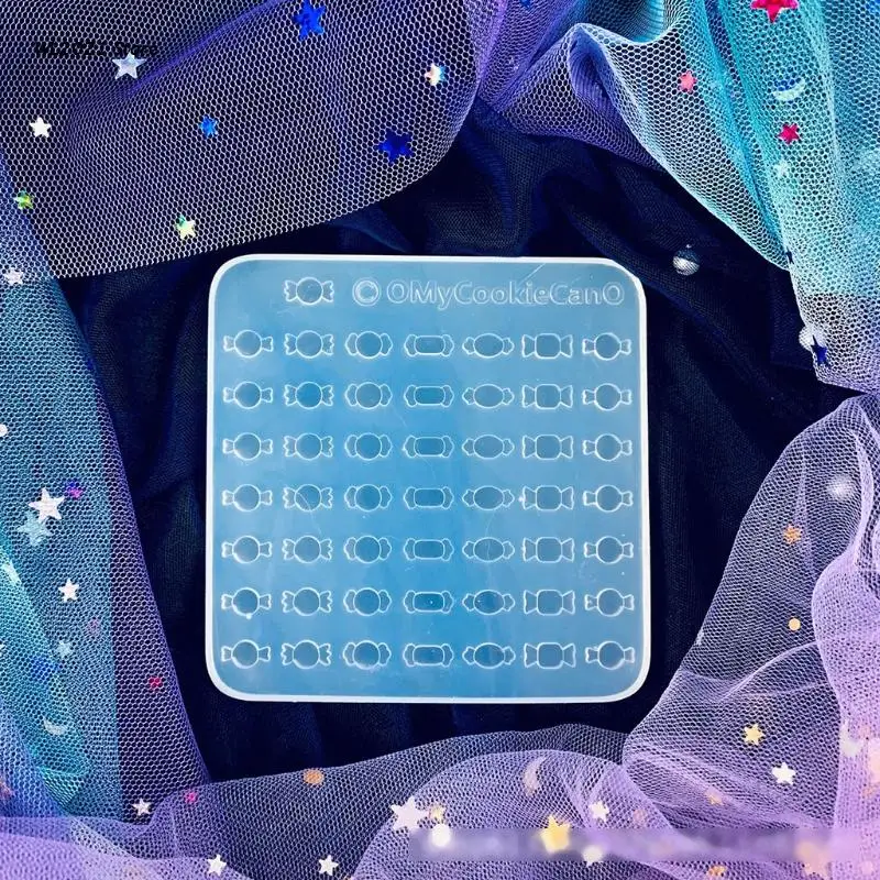 

G5GC Star Love Heart Candy Epoxy Resin Mold Cookie Biscuit Cake Baking Silicone Mould