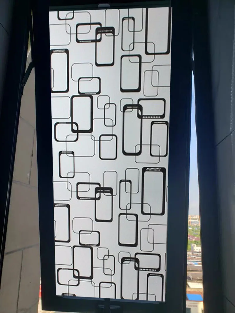 Оконная пленка для стекла цвета самоклеящиеся Стикеры домашний декоративный