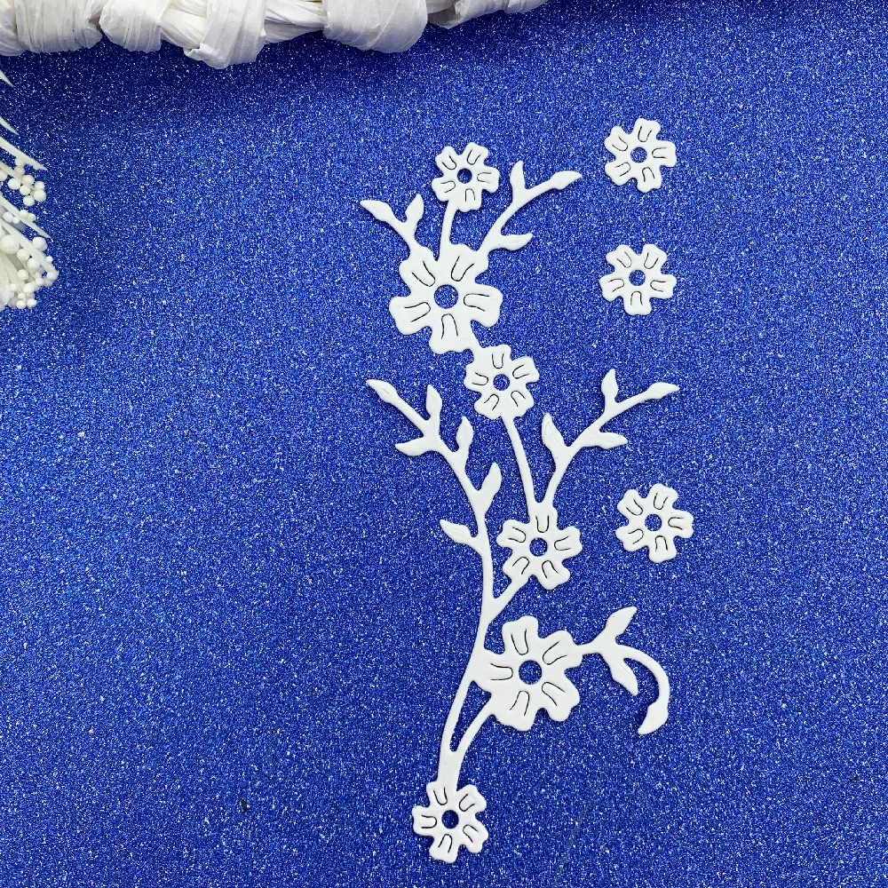 

Plum blossom Metal Cutting Dies Embossing Mold DIY Scrapbooking Album Paper Craft Knife Mould Cards Custom Blade Punch Stencils