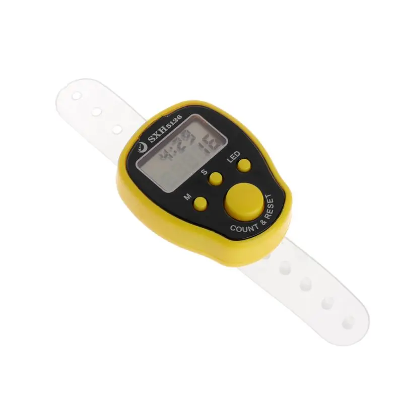 

Finger Counter Clock LCD Electronic Digital Tally Counters with Time & Backlight
