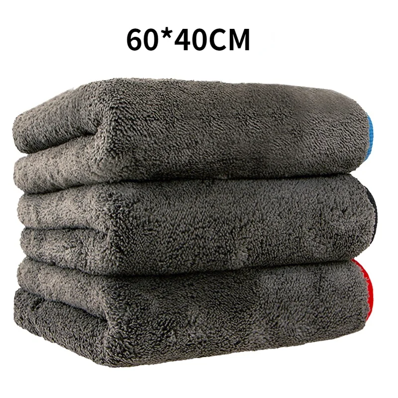 

Microfiber Towel Car Wash Cloth Auto Cleaning Door Window e Thick Strong Water Absorption For Home Automobile Accessories