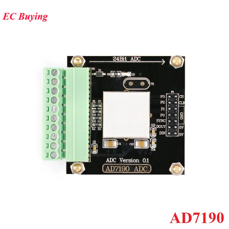 

Цифровой весовой модуль AD7190, 24-битный АЦП, цифро-аналоговый преобразователь, датчик давления, Высокоточный преобразователь