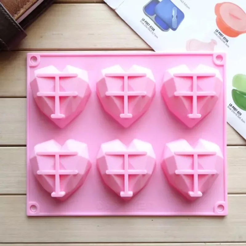 Силиконовая форма для торта 6 ячеек|Формы тортов| |