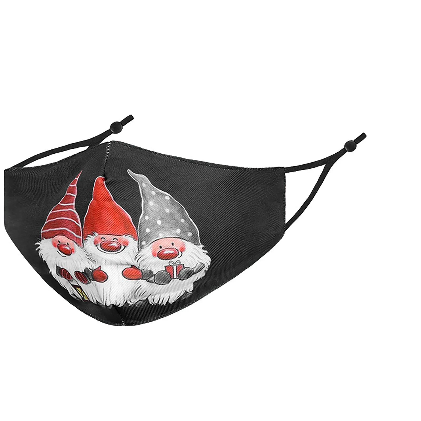 Маска для лица с рисунком рождественской елки Регулируемая Строительная