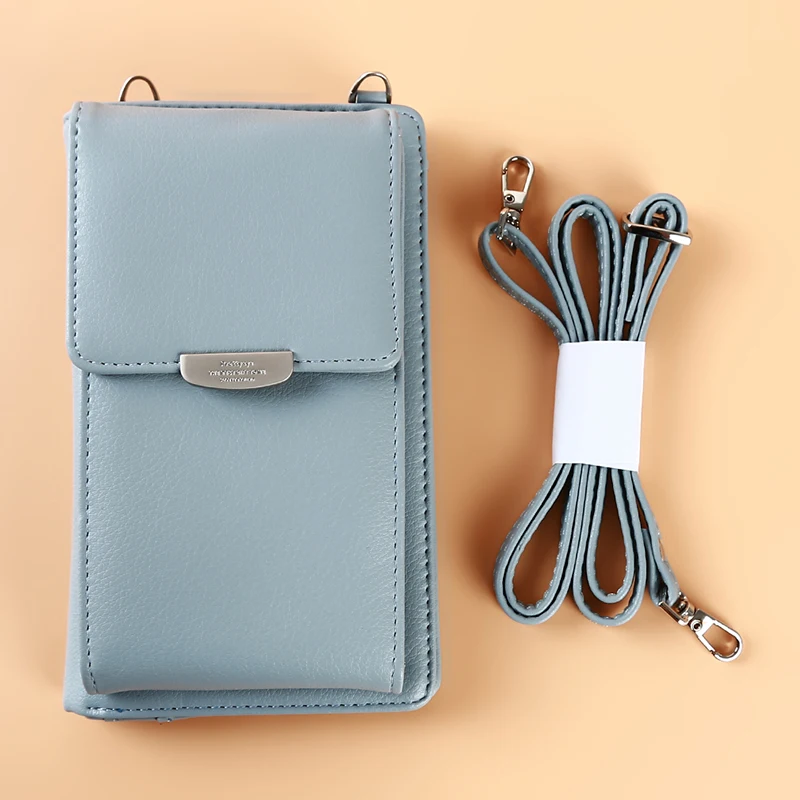 

2020 New Women Wallet Brand Cell Phone Wallet Big Card Holders Wallet Handbag Purse Clutch Messenger Shoulder Straps Bag