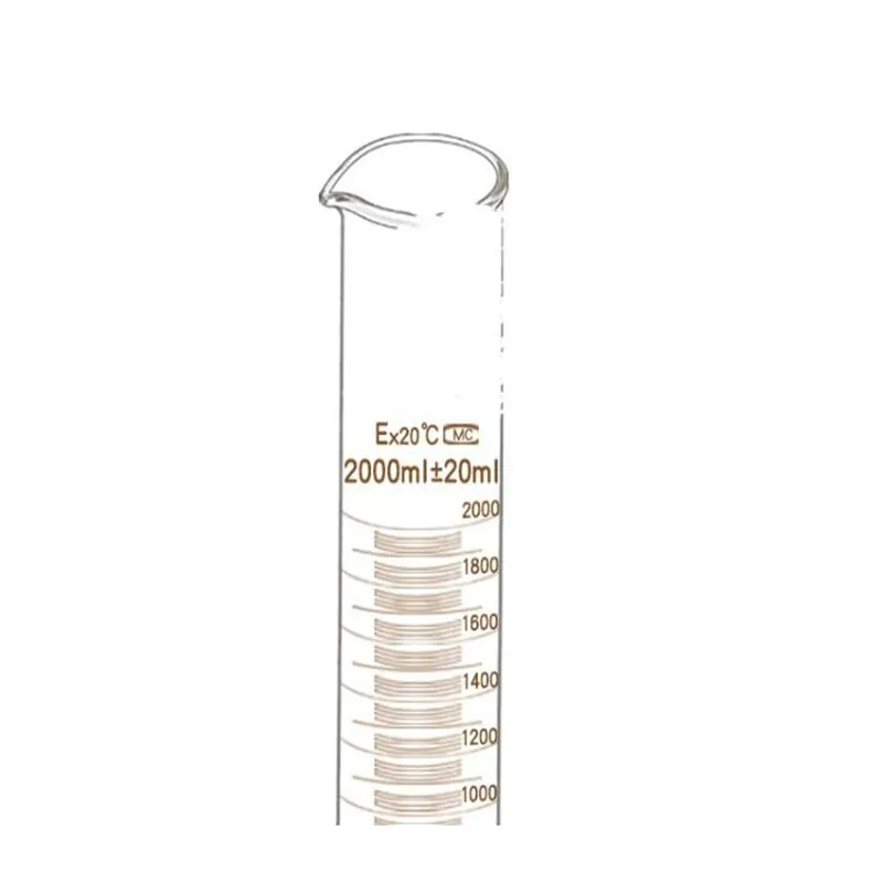 

Glass cylinder 5ml-2000ml transparent band graduated cylinder