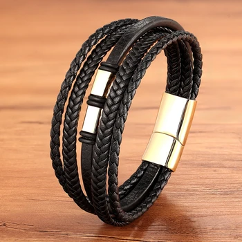 Multilayer Leather Classic Small Leather Bracelet 1