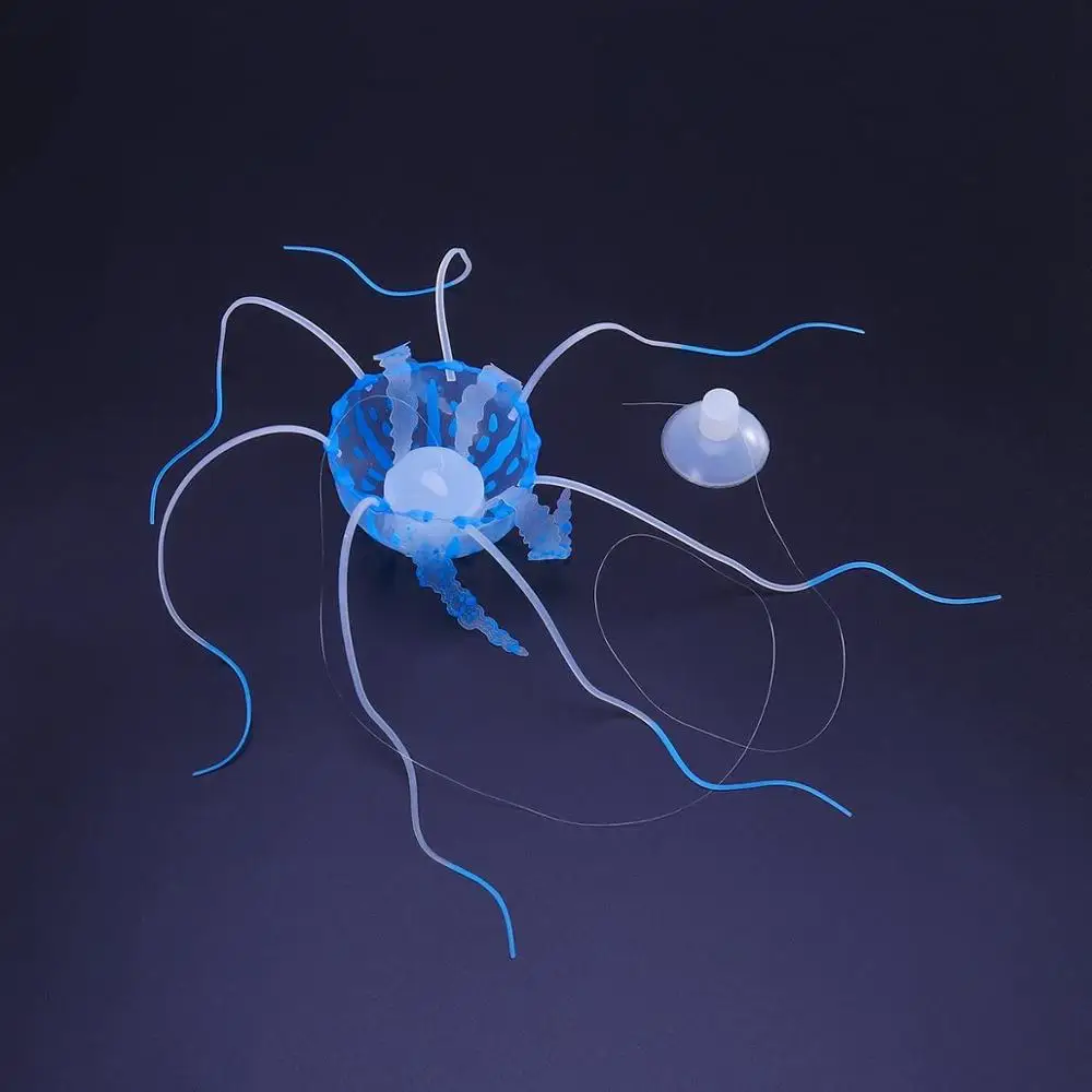 Искусственная Медуза со светящимся эффектом для аквариума украшение 1 шт.