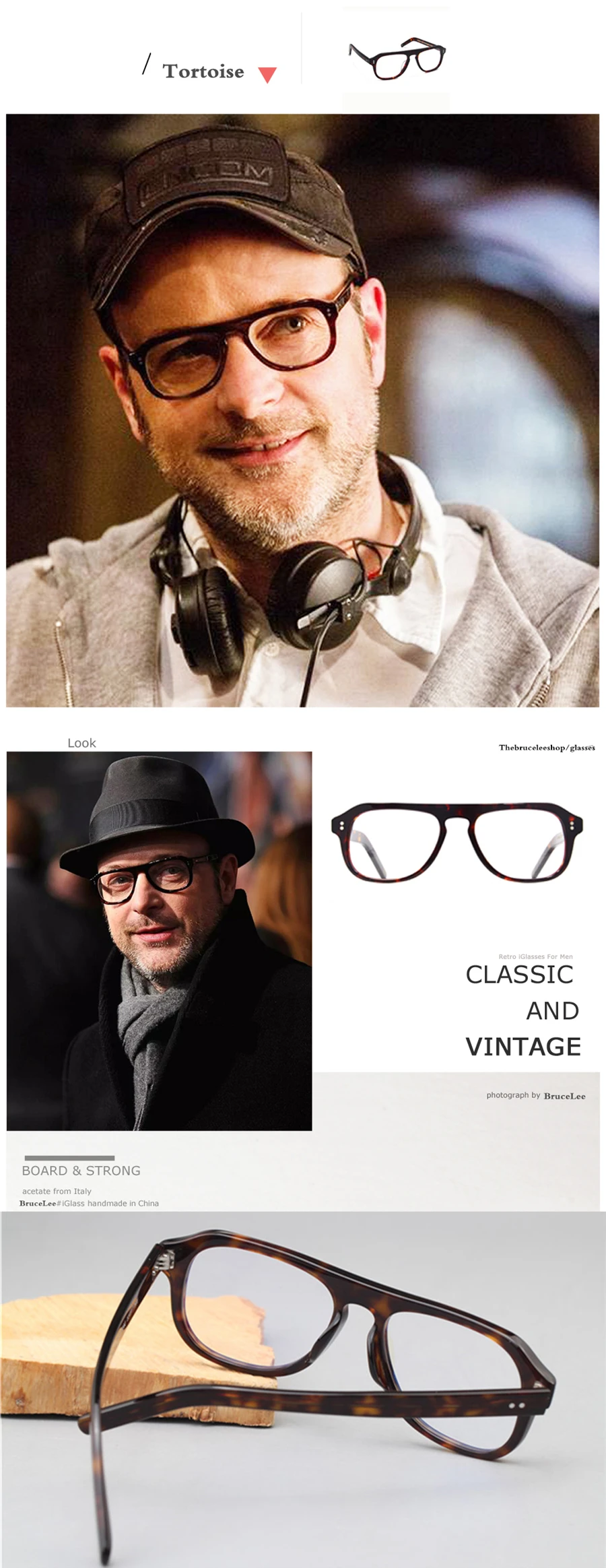 Высокое качество ацетат Kingsman очки золотой круг Секретная служба очки Гарри эггси квадратные очки оправа британский стиль