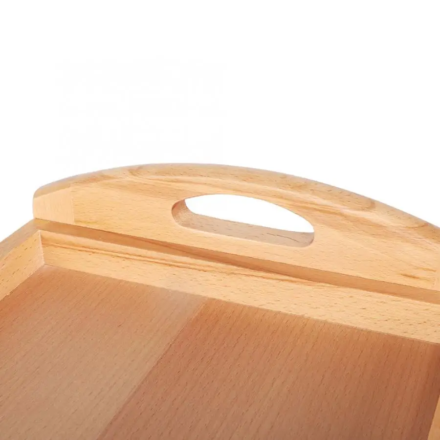 Cart Household Kitchen 3-Tier Beech Rolling Gadget Trolley Movable Storage Serving Shopping | Мебель