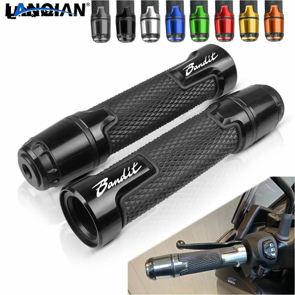 

7/8 22MM Motorcycle CNC Handlebar Grips Hand Grips Ends For Suzuki GSF600 GSF 650 1200 1250 Bandit 650S 2001-2015 Accessories