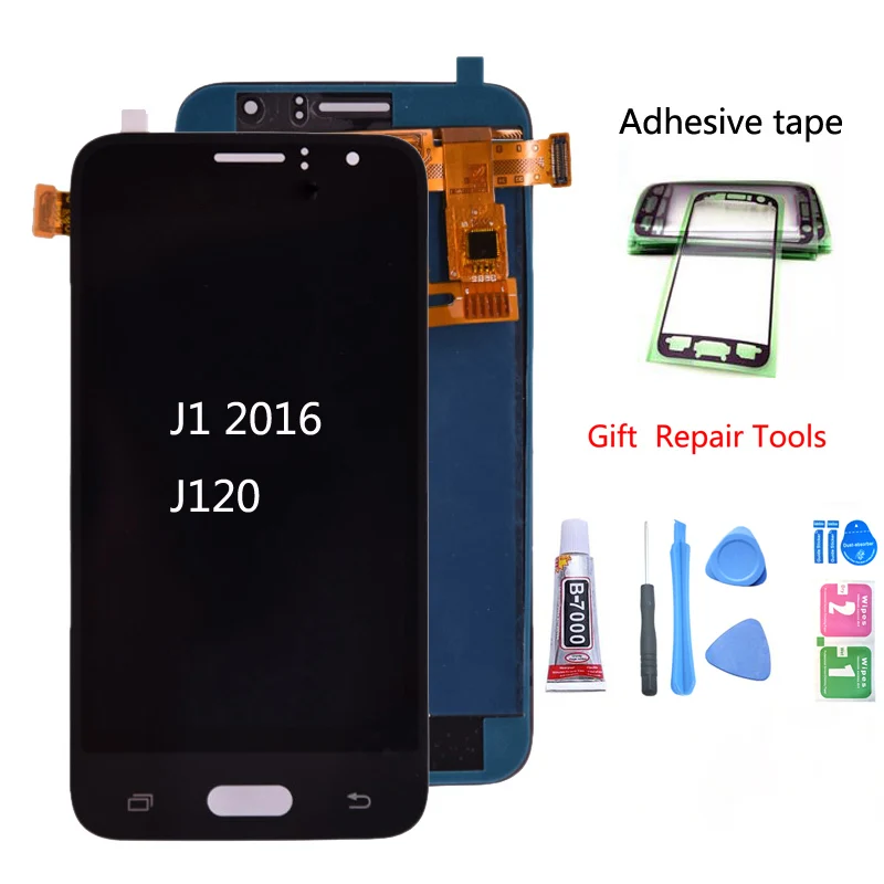 ЖК дисплей и дигитайзер тачскрина в сборе для Samsung Galaxy J1 2016 j120 J120F J120H J120M