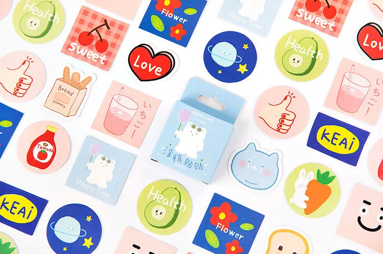 

Happy painting decorative sticker(1pack=45pieces)