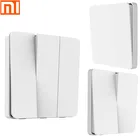 Настенный выключатель Xiaomi Mijia, оригинальный традиционный выключатель света и smart light, двойное управление одним управлением, безопасность, настенный выключатель
