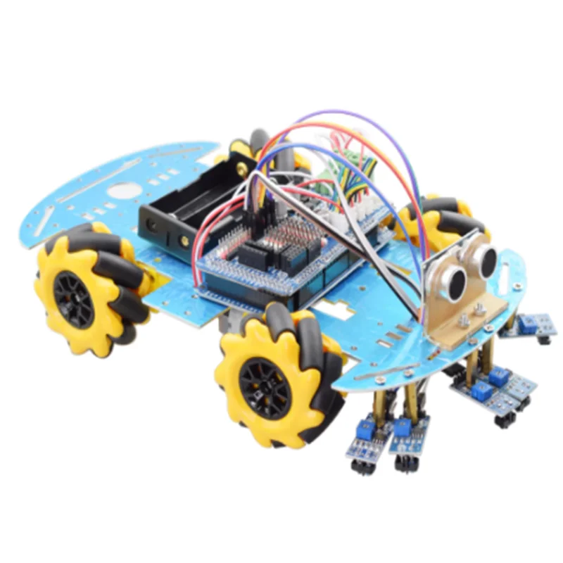 

Автомобильный комплект для обхода препятствий Smart Arduino Mecanum Wheel Robot с ультразвуковым датчиком Mega2560
