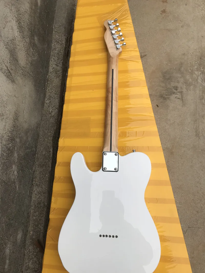 Бесплатная доставка Высококачественная Белая электрогитара TL Заводская