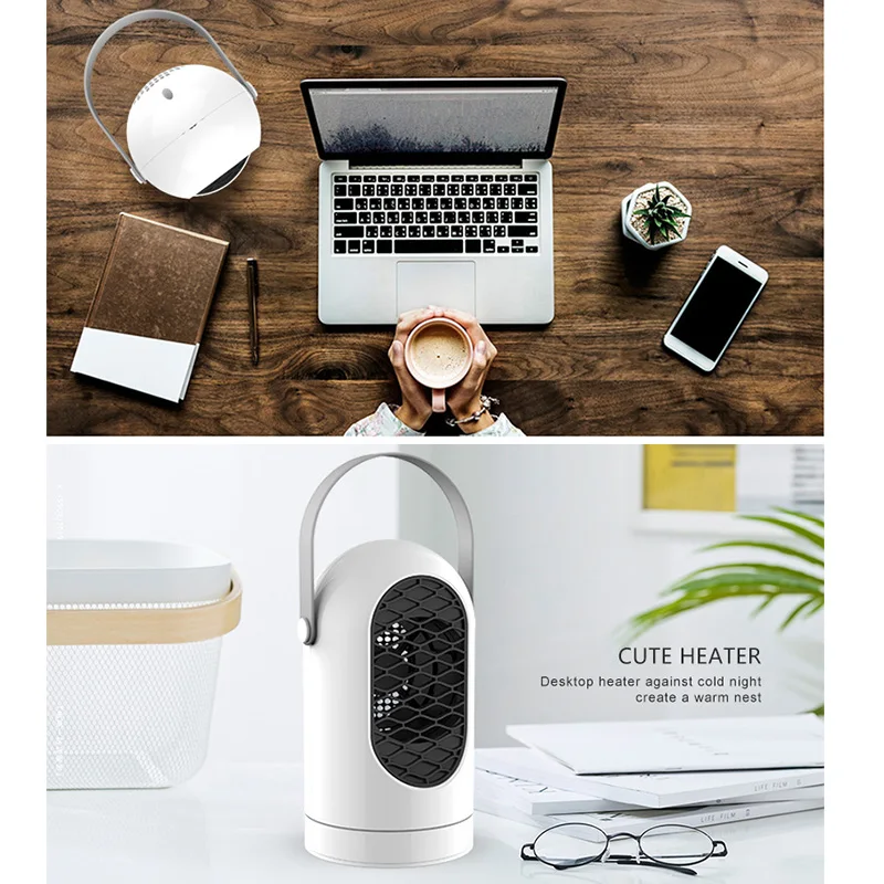 Настольный домашний обогреватель нагревательный вентилятор Smart Shake Head удобный