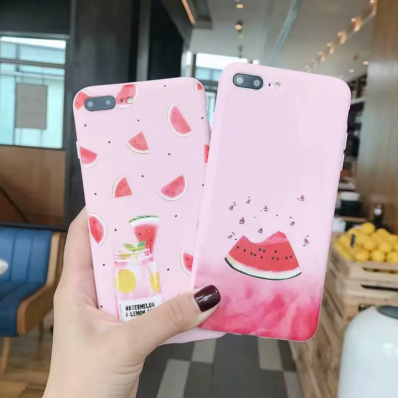 Летние персиковые чехлы с фруктами авокадо для iphone XR милые буквами телефонов XS Max