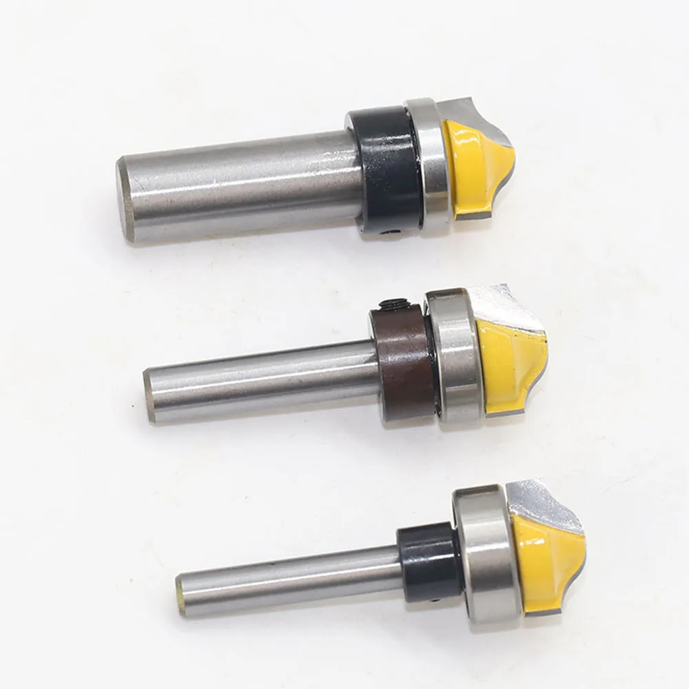 

3pcs Router Bit Arc-shaped Carbide Alloy Durable Faux Panel Milling Cutter