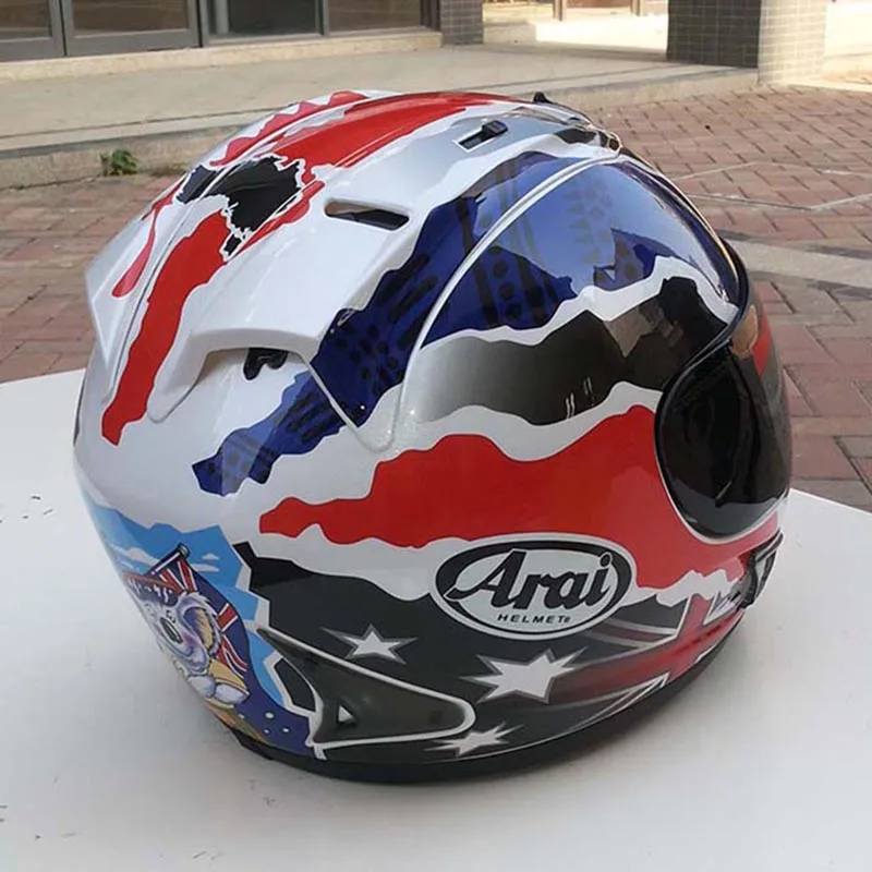 Полный мотоциклетный шлем arai Летний шлем в любой сезон гоночный шлем