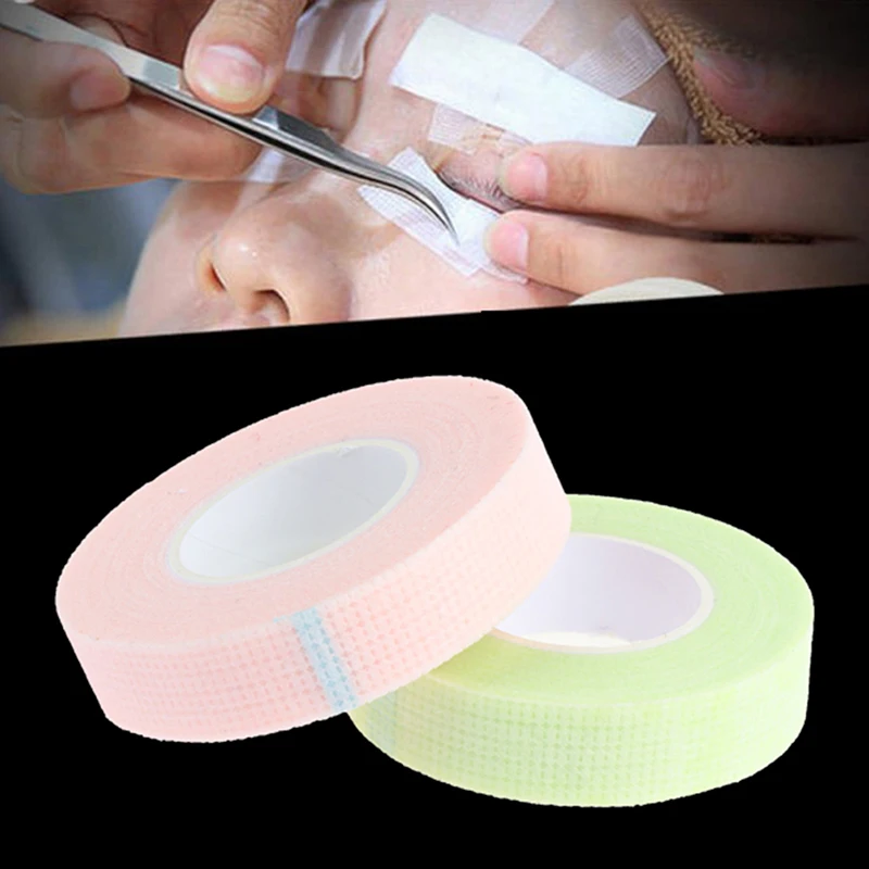 

Eyelash Extension Green Tape Sticker Isolation With Holes Breathable Sensitive Resistant Non-woven Patches Eye Pads Makeup Tool