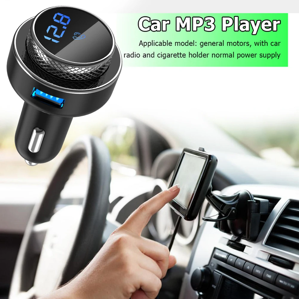 

GC16 FM Transmitter for Car Fast Charger QC3.0 USB Charger Car Usb Charger MP3 Player 5.0 Handsfree Wireless Car Kit
