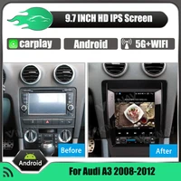 12 1 inch android 128g radio for audi a3 2008 2012 gps navigation car stereo reciever touch screen multimedia dvd player