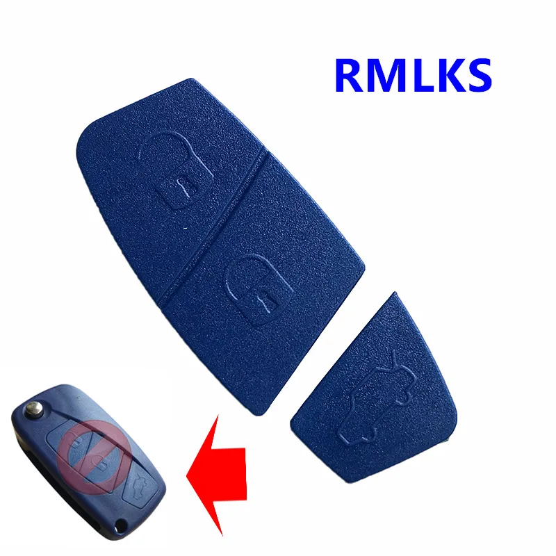 Чехол для пульта дистанционного управления с 3 кнопками Fiat 500 Panda Idea Punto Stilo Ducato Uncut